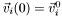 $ \vec{v}_i(0) = \vec{v}_i^0 $