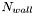 $ N_{wall}$
