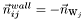 $ \vec{n}_{ij}^{wall} = - \vec{n}_{\mbox{w}_j}$
