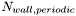 $ N_{wall,periodic}$
